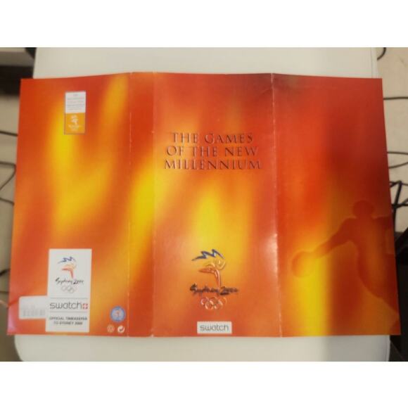 Swatch Watch GLORIOUS RUNNER GK295PACK1 1999 Olympic Specials New In Box - Picture 13 of 15